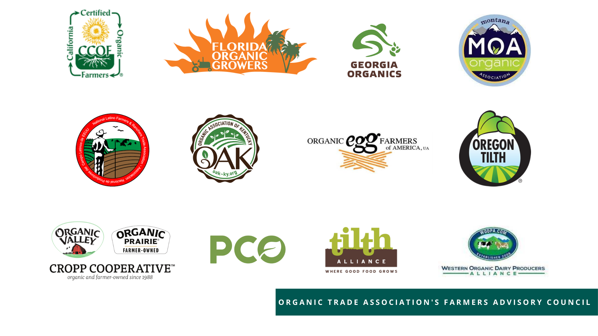 logos of participating organizations