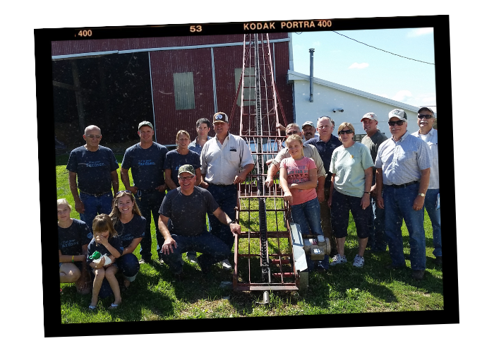 U.S. Representative Tim Walz (D-MN) during a tour of the Nelson Organic Farm