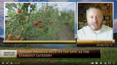 [VIDEO] RFD-TV | U.S. Organic Sales Soar to $71.6 Billion | OTA co-CEO Tom Chapman Breaks Down the Growth thumbnail