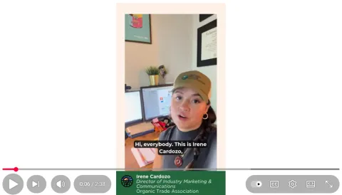 [VIDEO] Last-Minute Organic Week 2025 Reminders with Irene Cardozo thumbnail